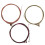 Replacement Guitar Strings Red 3pcs 2.95 X 2.95 X 0.2in 8