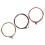 Replacement Guitar Strings Red 3pcs 2.95 X 2.95 X 0.2in 1