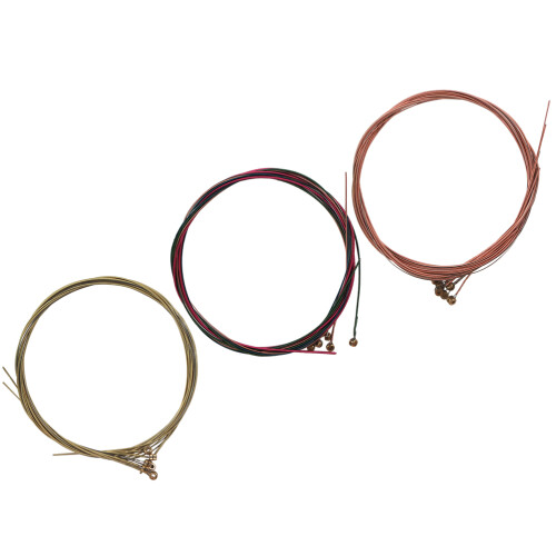 Replacement Guitar Strings Red 3pcs 2.95 X 2.95 X 0.2in