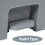 1set Waste Can Grey Pp Odor Isolation Home Office Use 7
