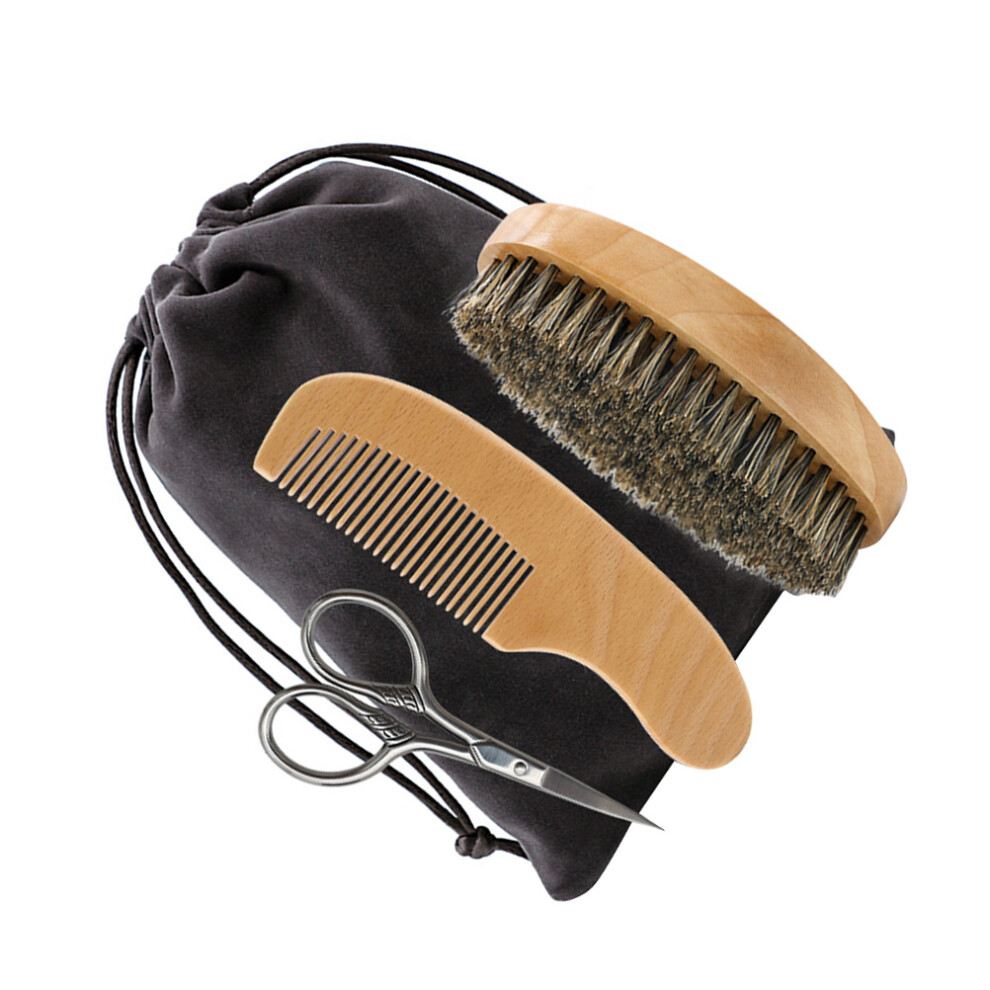 Artibetter Foaming Shaving Brush Beard Grooming Tools Cloth 1 Set