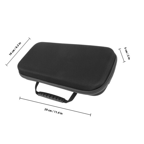 Worgeous Microphone Carrying Cases Black Eva 1pack For Transportation 1