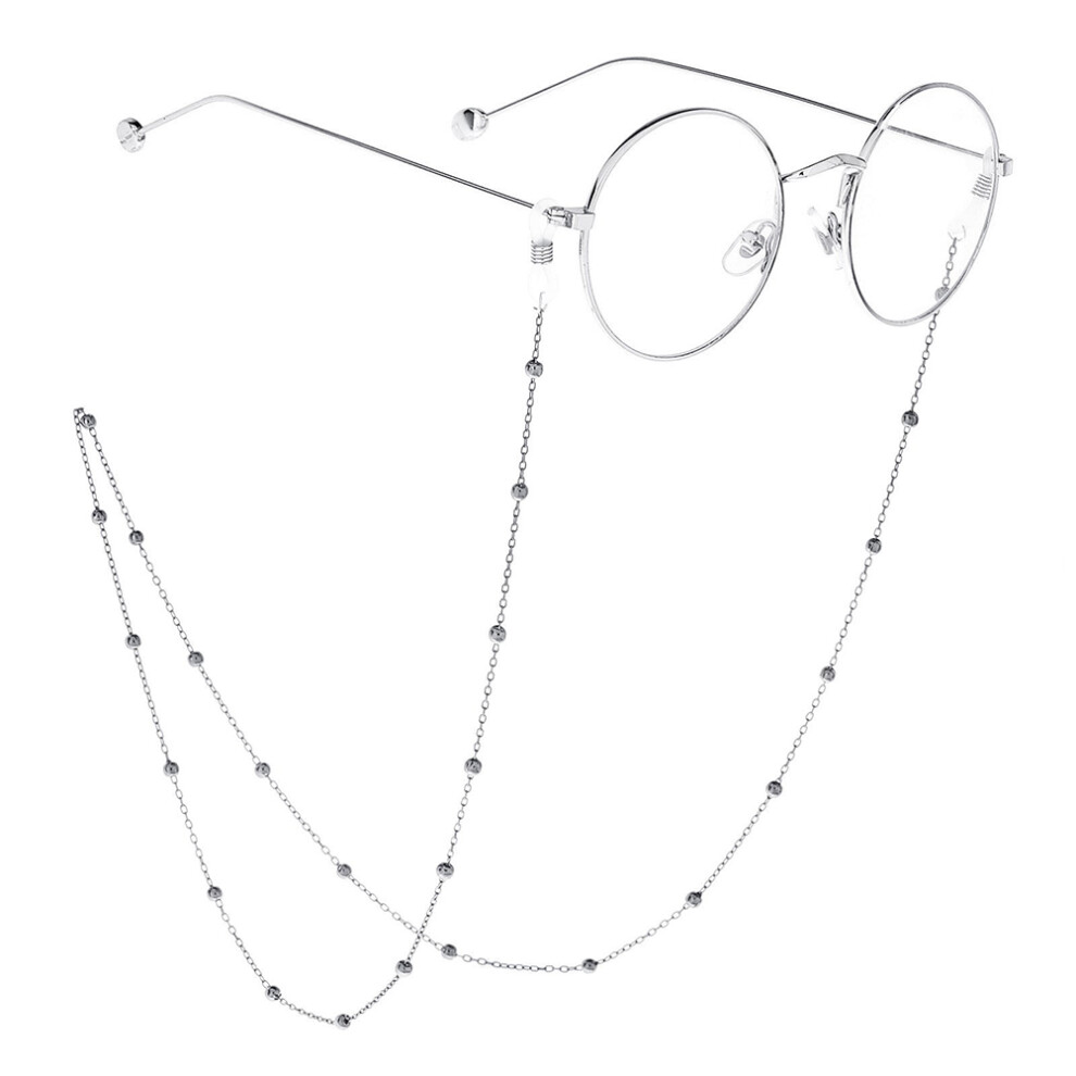 Artibetter 2Pcs Glass Miss Simple Metal Chain