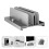 Unbranded  Notebook Vertical Storage Multiple Laptops Aluminum Stand 5