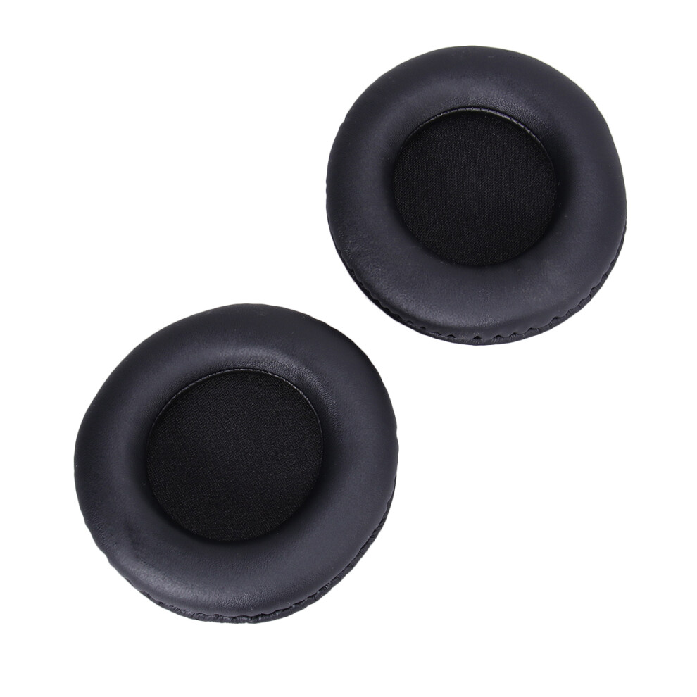 Pu Ear Pads For Headphones Replacement Soft Foam Cushions Black 3124102271513