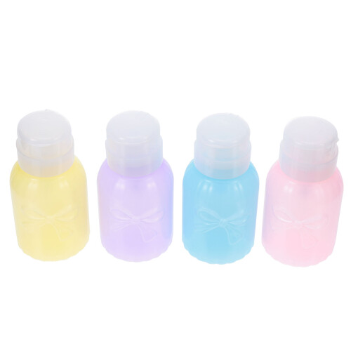 Raindrops 4 Pcs Trigger Slippers Squeeze Bottle Travel 13x6x6cm 2