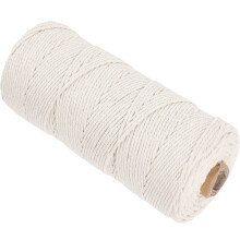 Cotton Cord White 1 Roll 200m Length 2mm Diameter