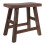 Rustic Step Stool Light Brown Solid Wood 1set 1