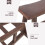 Rustic Step Stool Light Brown Solid Wood 1set 8