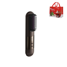 Christmas Gift: 2025 Cold Air Hair Straightener Brush - Ionic Technology, Heat-Free Styling & Volumizing