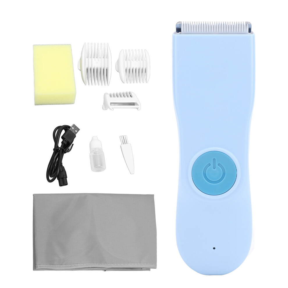 Baby Hair Clippers Ultra Quiet Rechargeable Ipx7 Blue