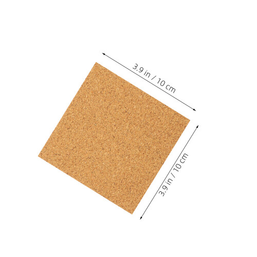30pcs Self-Adhesive Cork Pad Peel And Stick Backing For Coasters 2