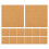 30pcs Self-Adhesive Cork Pad Peel And Stick Backing For Coasters 11
