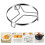 Multipurpose RVS Stoomrooster Ronde Stoomrooster 3- Stoomrooster 5