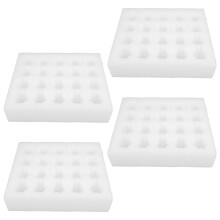 4 Sets Shatter-Proof Portable Egg Holder Reusable 20 Grids