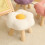 Small Foot Stool Cute Sunflower Soft Teddy Velvet 11