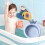 Folding Baby Face Basin Cartoon Portable Bathing 10