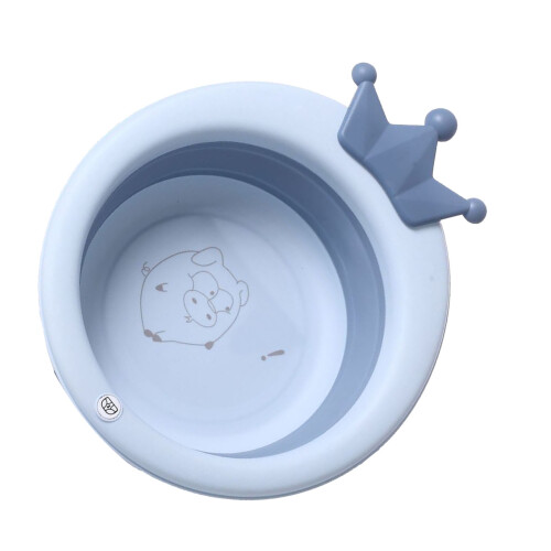Folding Baby Face Basin Cartoon Portable Bathing 1