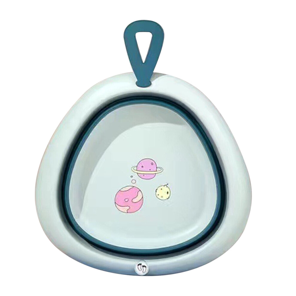 Foldable Wash Basin Iightweight Portable Kids Baby Blue