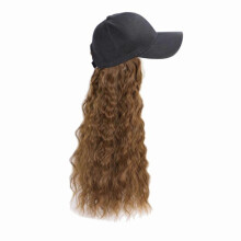 Long CurlsWig Cap Long Hair Baseball Cap Ball Caps Casual Hat with Wig