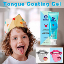 Tongue Cleansing Gel, Tongue Cleaner Brush Kit, Scraper, Fight Bad Breath, Oral Deodorant, Fresh Mint, Odor Eliminator