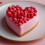 2 Pcs Foam Cake Dummies Dummy Heart Shaped Decorations White 5