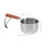 Stainless Steel Small Saucepan Wood Handle Multi Use Kitchen Pot 2