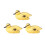3Pcs Floating Yellow Duckling Realistic Plastic 2