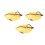 3Pcs Floating Yellow Duckling Realistic Plastic 6