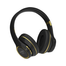 Over Ear Bluetooth Headphones Wireless Headset with Built-in Mic Soft Earmuffs Retractable Holder Support Connecting Audio Cable