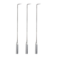 3Pcs Steel Camping Fire Pit Tools Silver Fire Tongs for Outdoor Grill