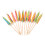 Cocktail Picks Assorted Color Wood Material 144pack 3.9x3.3in 1