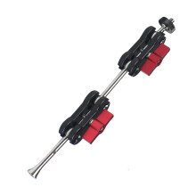 Joint Arm Mount Dual Ball Head 1/4 Inch Screw for DSLR Camera Light Stand Live Flash Shoe Mount Type D