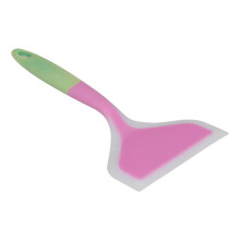 Transparenter Wechselpreis-Mehrzweck-Silikon-Spatel auslaufsicher, 25,5x12 cm, Lila