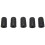 5 Pcs Cello Endpin Tip Protector Rubber Cello tail pin case Tip Cap Protector Non-Slip Mat For Cello 3