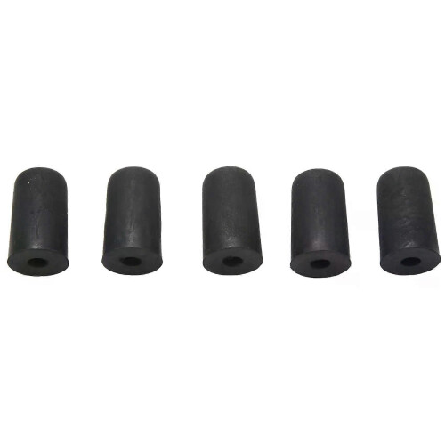 5 Pcs Cello Endpin Tip Protector Rubber Cello tail pin case Tip Cap Protector Non-Slip Mat For Cello 2