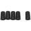 5 Pcs Cello Endpin Tip Protector Rubber Cello tail pin case Tip Cap Protector Non-Slip Mat For Cello 2