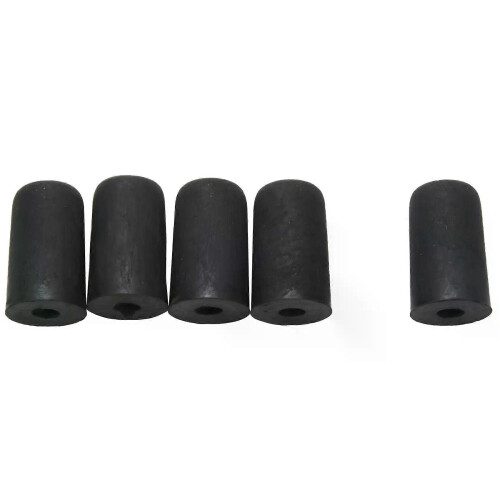 5 Pcs Cello Endpin Tip Protector Rubber Cello tail pin case Tip Cap Protector Non-Slip Mat For Cello 1
