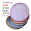 5 Pcs Natural Plates Unbreakable Dinner Plates Eco Friendly Tableware Set Dish Plates For Camping Travel 5