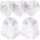 Lot de 5 mini serres transparentes pour pots de fleurs et plantes 4