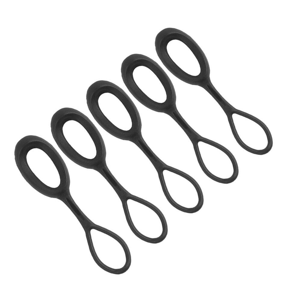 5Pcs ReiãVerlã¤Ngerungskabel Zieh Schieberegleiter Kabel Seillã¶Scher Endschloss Fã¼R Sportbekleidung Zubehã¶R 2M Schwarz 6038364962416