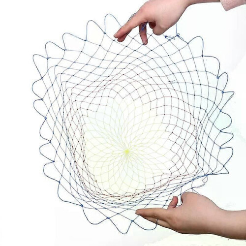 5 Sizes Nylon Fishing Net Collapsible Fishing Tools Mesh Hole Depth Folding Net 2
