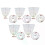 5 Sizes Nylon Fishing Net Collapsible Fishing Tools Mesh Hole Depth Folding Net 4
