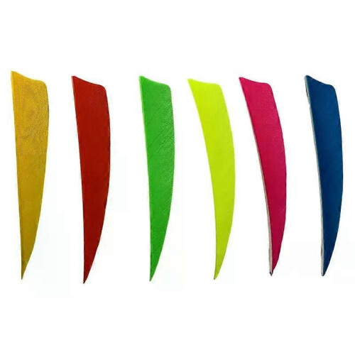 50 plumas naturales de flecha de 4 pulgadas para tiro con arco 2