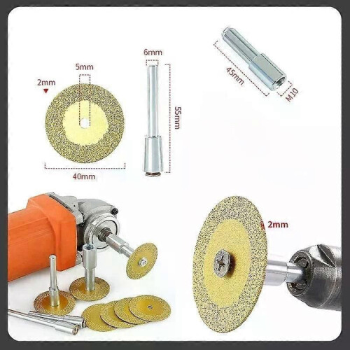 Mini disco de corte de 40 mm para accesorios rotatorios, 5 unidades 1