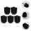 5 Pcs Toilet Brush Head Replacement Only Heads Refill 5
