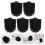 5 Pcs Toilet Brush Head Replacement Only Heads Refill 2