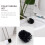 5 Pcs Toilet Brush Head Replacement Only Heads Refill 10