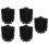 5 Pcs Toilet Brush Head Replacement Only Heads Refill 8