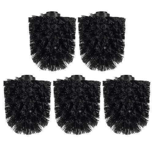 5 Pcs Toilet Brush Head Replacement Only Heads Refill